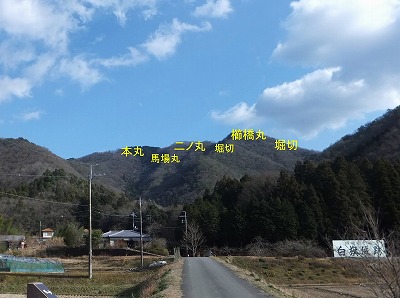 赤松(登山口)から白旗山